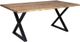 Porter International Designs Manzanita Natural 82" X-Base Dining Table-3