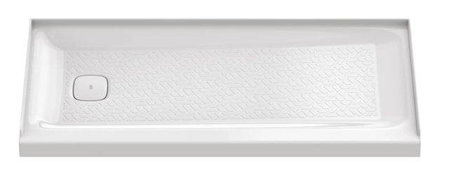 American Standard Aspirations™ 60" x 32" Single Threshold Shower Base With Left-Hand Drain-1