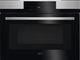 AEG 24" Black Electric Wall Oven with Stainless Steel Trims-0