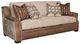 King Hickory Customizable Sally Leather and Fabric Sleeper Sofa-0