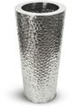 Le Present Martello Moderna Hammered Metal 28" Planter-0