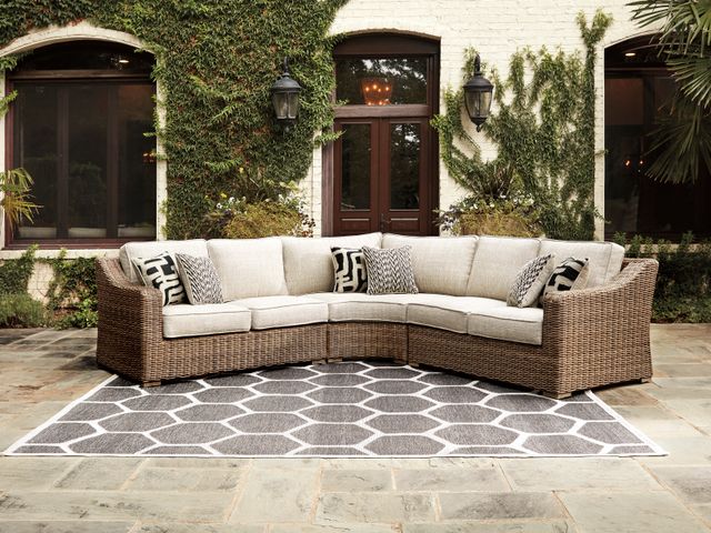 Signature Design by Ashley® Beachcroft 3-Piece Beige Gathering Seating-1