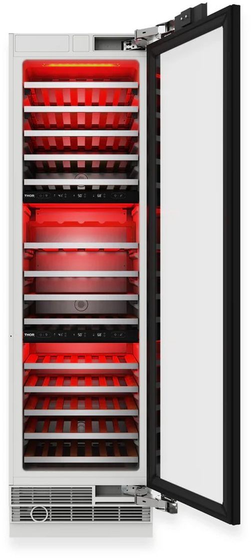 Thor Kitchen® 24" Panel Ready Built-in Column Wine Cooler-2