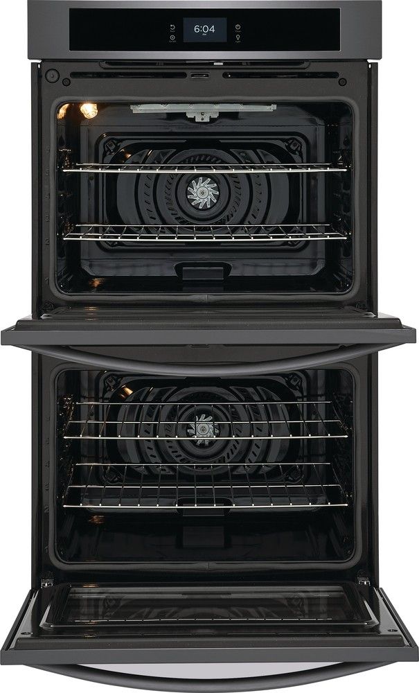 Frigidaire® 30" Black Stainless Steel Double Electric Wall Oven-1