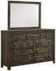 New Classic® Home Furnishings Blue Ridge 4-Piece Rustic Gray California King Panel Bedroom Set-3