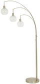 Stylecraft Warm Brushed Steel Floor Lamp-0