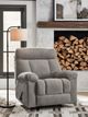 Signature Design by Ashley® Hoyne Park Smoke Manual Rocker Recliner-4