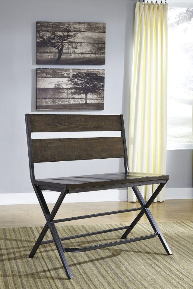 Signature Design by Ashley® Kavara Medium Brown Double Bar Stool-1