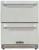Capital Cooking™ The Chef's Collection 24" 5.6 Cu. Ft. Stainless Steel Two-Drawer Under the Counter Refrigerator-0