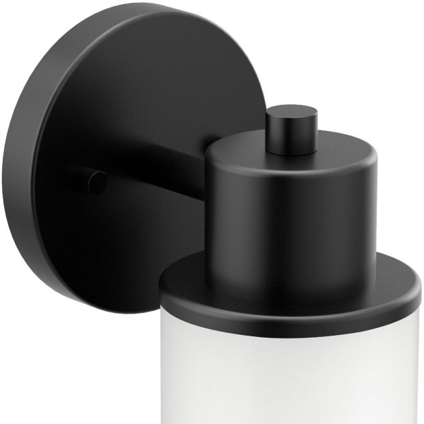 Moen® Iso™ Matte Black One Globe Bath Light-1
