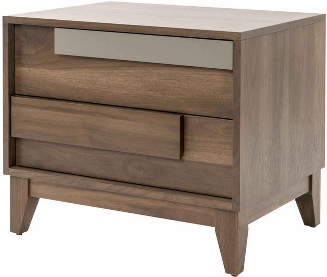 VieBois Coffee/Titanic Gray Night Table-0