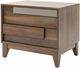 VieBois Coffee/Titanic Gray Night Table-0