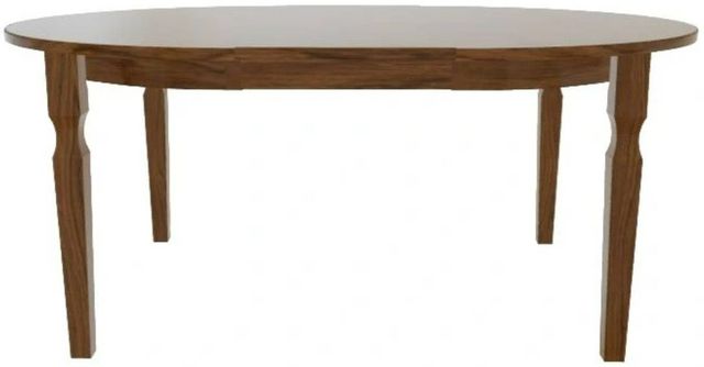 Mavin Customizable 54" x 54" Round Extendable Dining Table with 18" Leaf-1