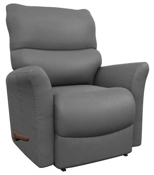 La-Z-Boy® Rowan Graphite Leather Manual Wall Recliner-0