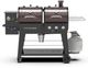 Pit Boss® Grills PB1230 3-Burner Mahogany Freestanding Gas/Wood Pellet Grill-0