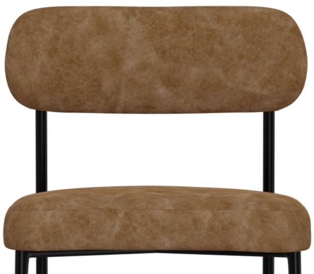 International Furniture Direct Seating Black/Cognac 43" Bar Stool-4