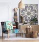 A & B Home Brown Stool -4