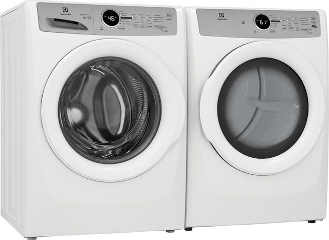 Electrolux® White Front Load Washer & Gas Dryer Laundry Pair-3