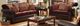 Furniture of America® Franklin 2-Piece Burgundy/Espresso Set-0