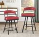 Homelegance® Crowley Red Pub Swivel Chair-1