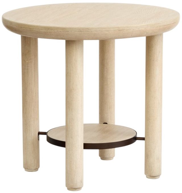 Magnussen Home® Sunset Cove Sanibel Brown Round End Table-0