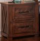 A-America® Sun Valley Rustic Timber Nightstand-0