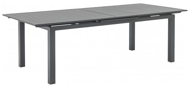 Meridian Furniture Maldives Grey Aluminum 30" Outdoor Patio Dining Table-0
