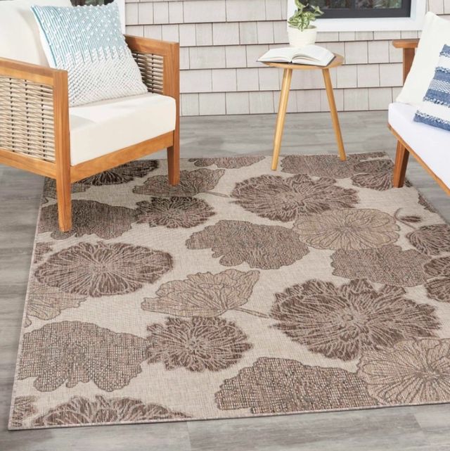 Nourison Home™ Garden Oasis Natural 5'x7' Area Rug-1