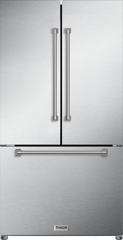 Thor Kitchen® Gordon Ramsay Series 36 in. 20.3 Cu. Ft. Stainless Steel Counter Depth French Door Refrigerator