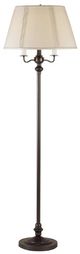 Cal® Lighting & Accessories Dark Bronze Floor Lamp-0