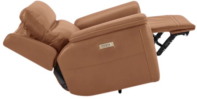 Flexsteel® Sawyer Harvest Leather Power Recliner with Power Headrest and Lumbar-3