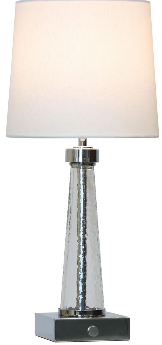 Stylecraft Chrome Portable Rechargeable LED Lamp-2