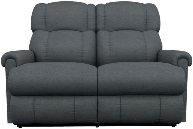 La-Z-Boy® Pinnacle Denim Power Reclining Loveseat with Headrest-1