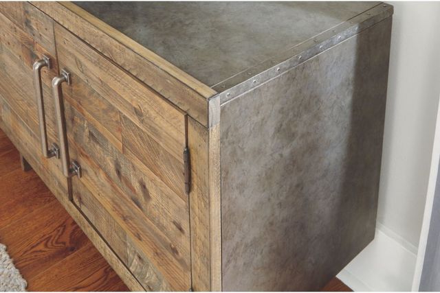 Signature Design by Ashley® Mozanburg Rustic Brown 72" TV Stand-1