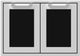 Hestan® AGSD Series 30" Stealth Outdoor Double Storage Doors-0