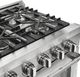 Unique® Appliances Classic Retro 30" Stainless Steel Slide-In Propane Gas Range-5