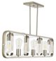 YHD Elliptical Polished Nickel 7-Light Island Light-0