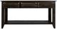 International Furniture Direct Teak Stained Dark Sofa Table-4