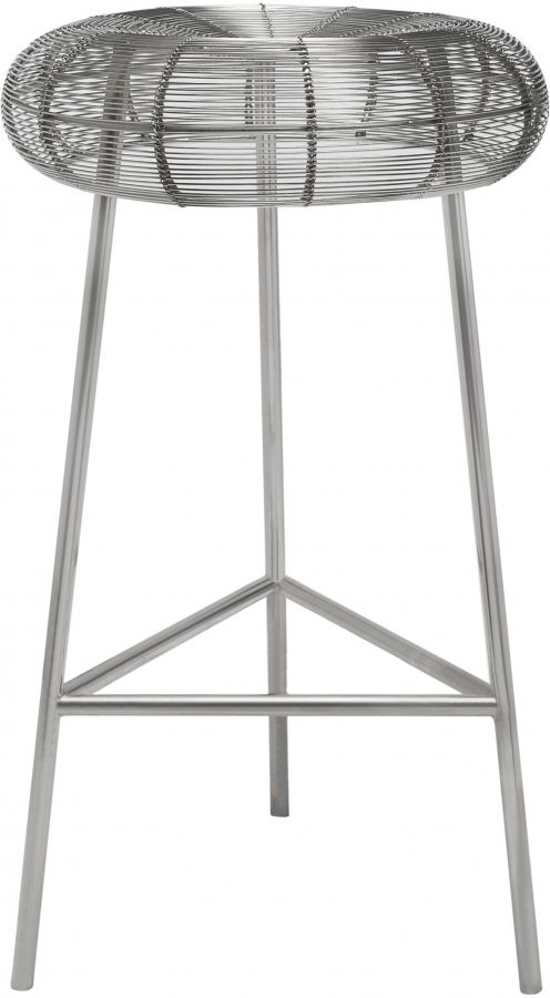 Meridian Furniture Tuscany Silver Counter Stool-0