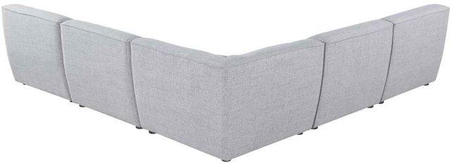 Meridian Furniture Miramar 5-Piece Grey Modular Sectional Set-3