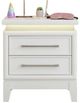 Liberty Furniture Reflections Pearl White Nightstand-0