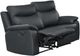 Mazin Furniture Wembley 2-Piece Black Power Reclining Loveseat-2