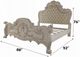 ACME Furniture Dresden Bone White/White Eastern King Panel Bed-2