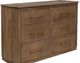 International Furniture Mezquite Brown 6-Drawer Dresser-0