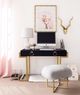 TOV Furniture Majesty Desk with Nomo Bench-0