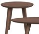 Elements International Theo 3-Piece Walnut Occasional Table Set-1