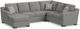 Charisma™ Cypress Gray Stationary Sectional-0