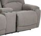HomeStretch Showtime Tan Power Reclining Loveseat with Power Headrest and Lumbar-2