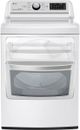 LG 7.3 Cu. Ft. White Front Load Electric Dryer-1
