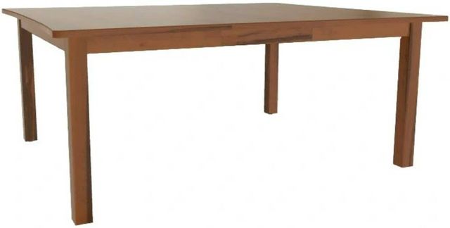 Mavin Customizable 60" x 60" Concave Extendable Dining Table with 18" Leaf-0